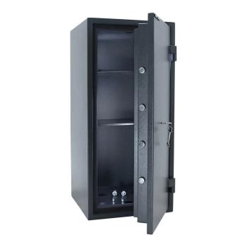 Preview: Rottner Dokumententresor EN1 Fire Hero 100 Doppelbartschloss anthrazit T06320